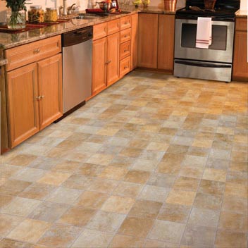 Kitchen Floor on Kitchen Flooring Idea Aurora Riviera By Mannington Vinyl Flooring
