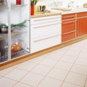 GL014 Champagne Glass with DS456 Terracotta Stripping