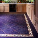 GW13CT Gregorian Marble White with NM2CT Florentine Marble Black