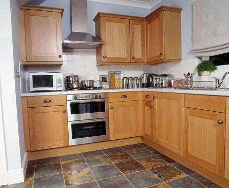 Kitchen on Kitchen Flooring Idea   Sl34 African Slate With Cn30 Concrete Pale
