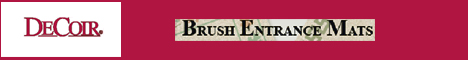 DeCoir Brush Entrance Mats