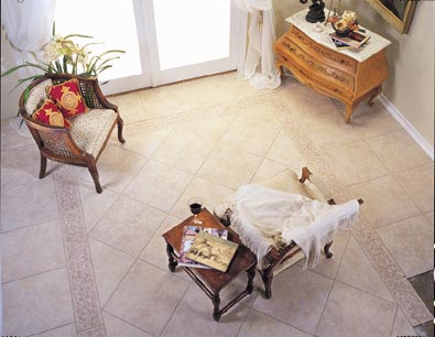 Living Room Flooring Idea Ceramic Tile By Emser Tile